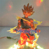 Goku Super Saiyan Lamp: Dragon Ball Z Action Figures & Crystal Balls Set